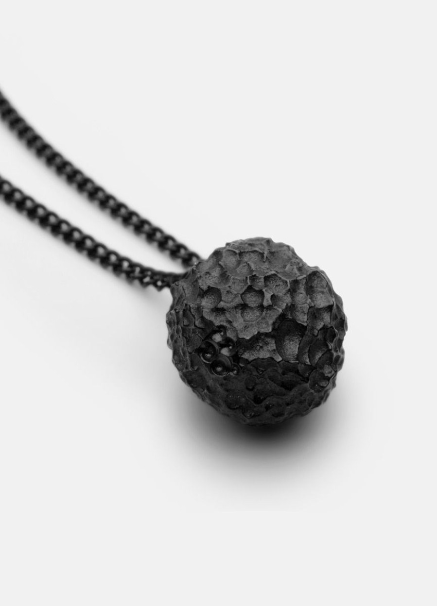 For Henne Skultuna 1607 | Necklace - Opaque Objects - Titanium Black