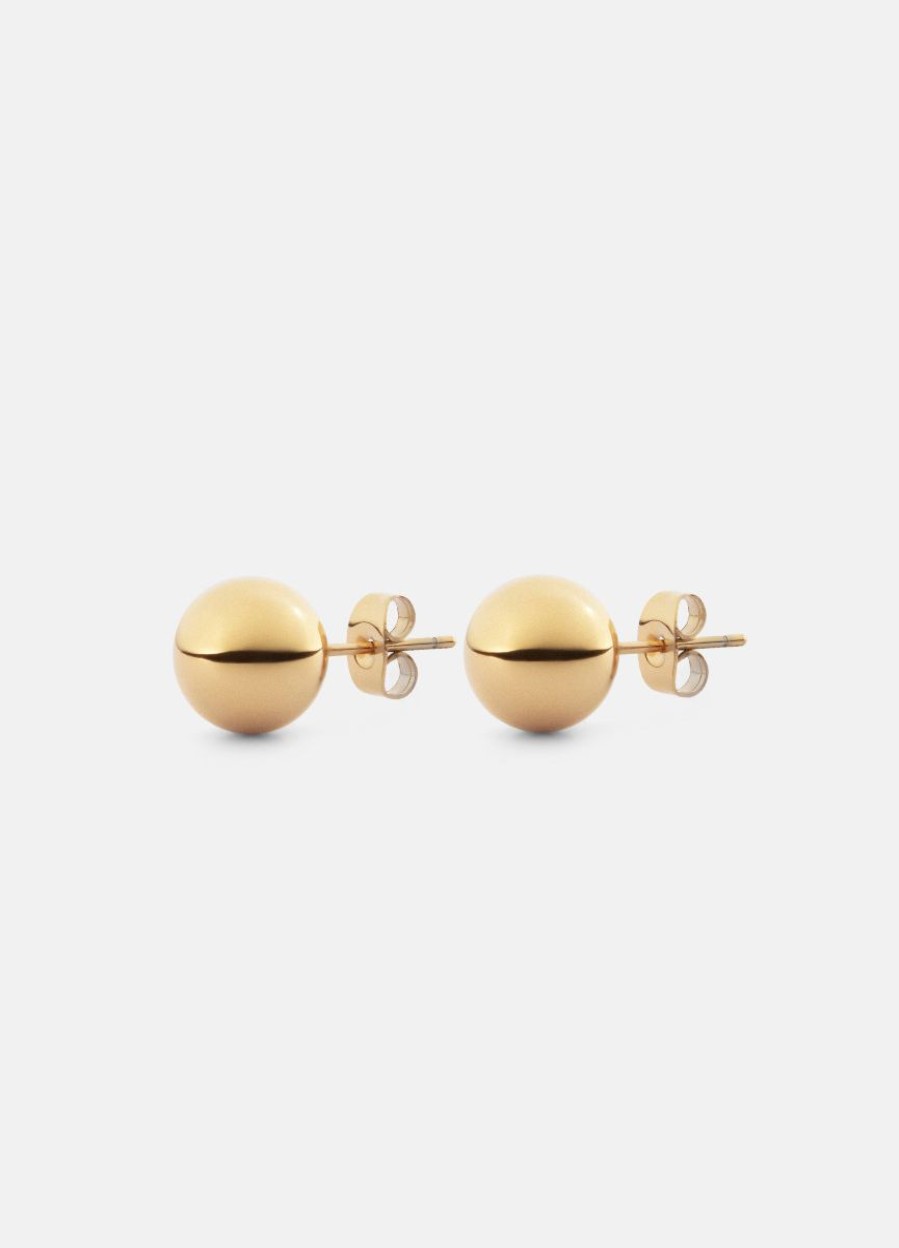 For Henne Skultuna 1607 | Ball Earring – Gold Plated