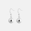 For Henne Skultuna 1607 | Ball Drop Earring - Silver Plated