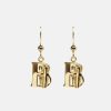 For Henne Skultuna 1607 | Moomin Alphabet Earring - Gold Plated - B