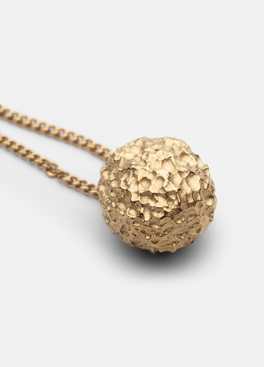 For Henne Skultuna 1607 | Necklace - Opaque Objects - Gold Plated