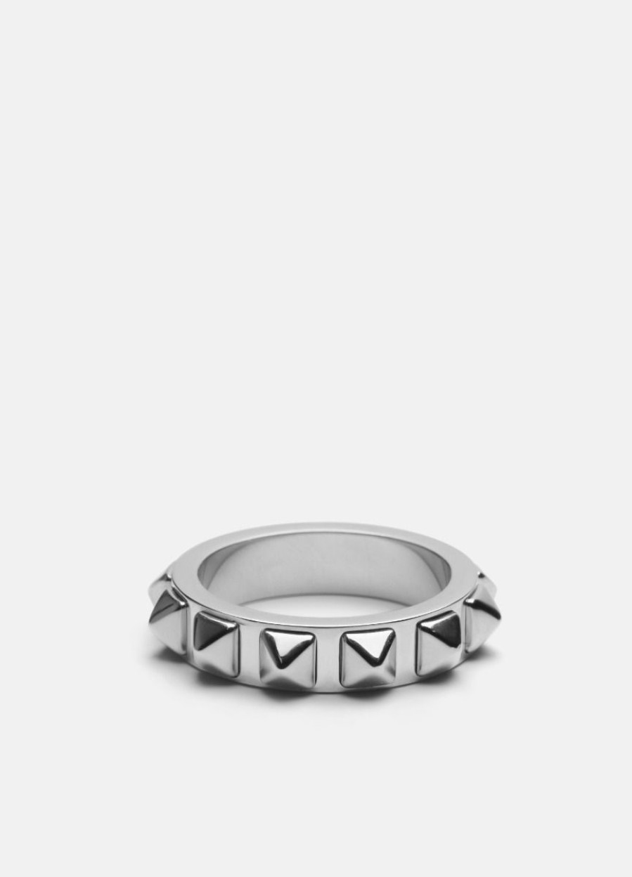 For Henne Skultuna 1607 | Rivets Ring – Silver Plated