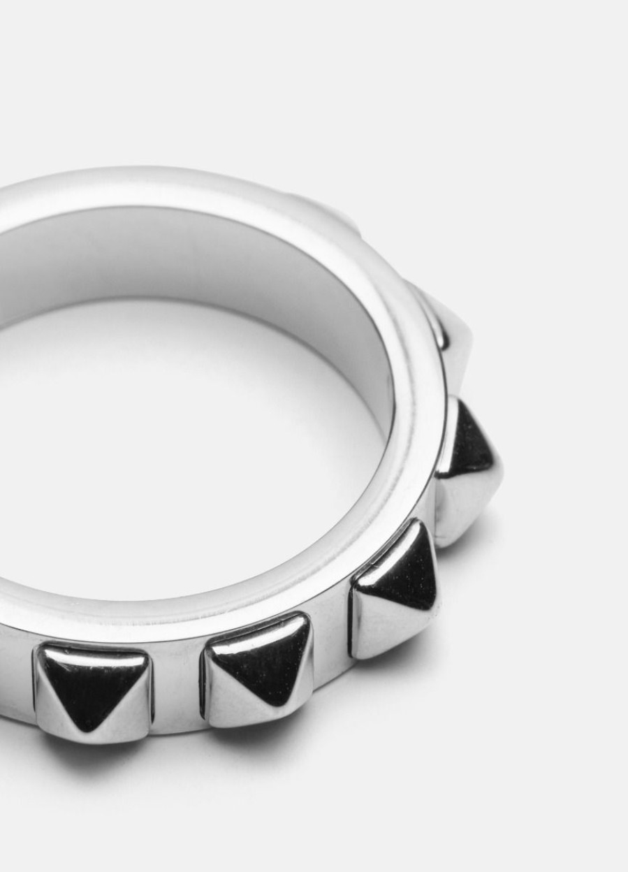 For Henne Skultuna 1607 | Rivets Ring – Silver Plated