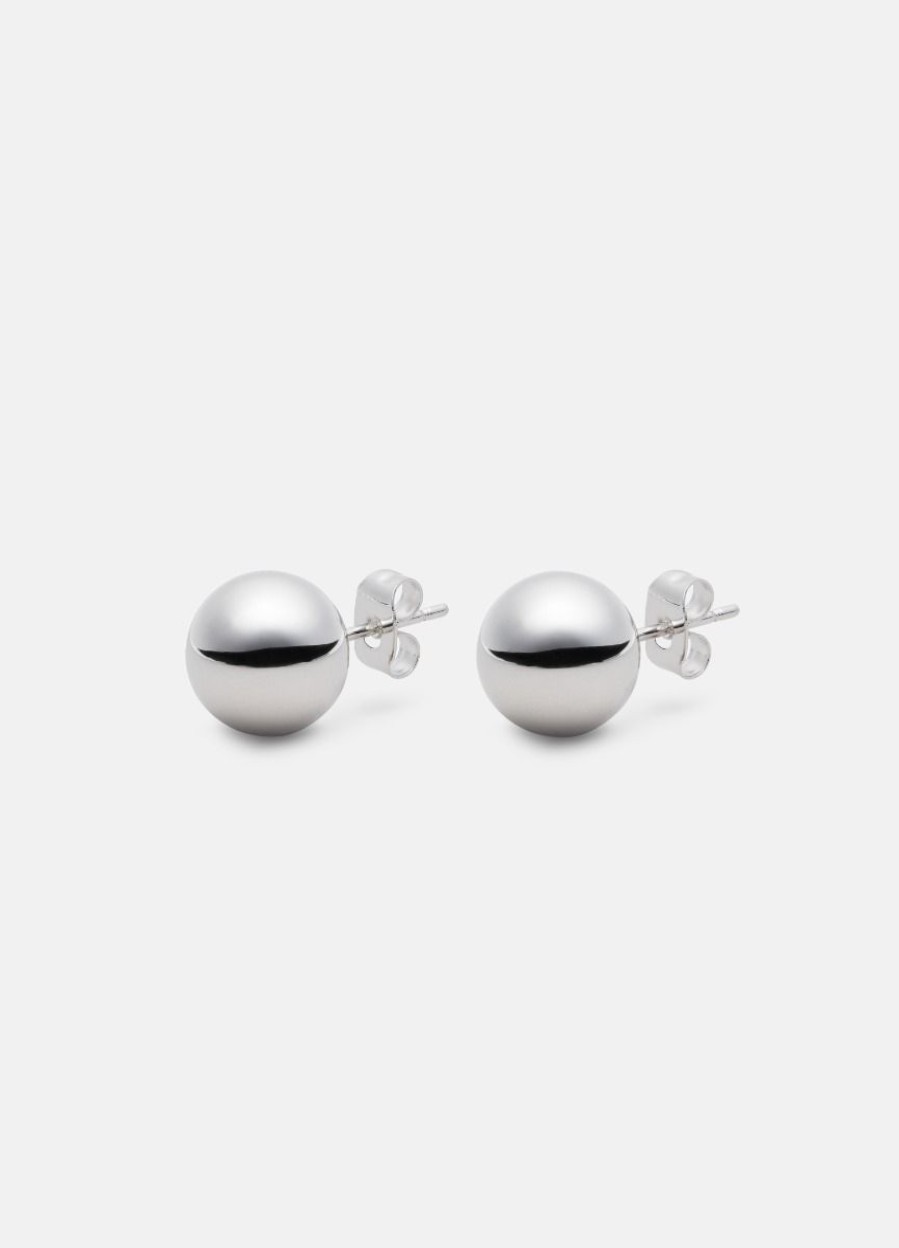 For Henne Skultuna 1607 | Ball Earring - Silver Plated