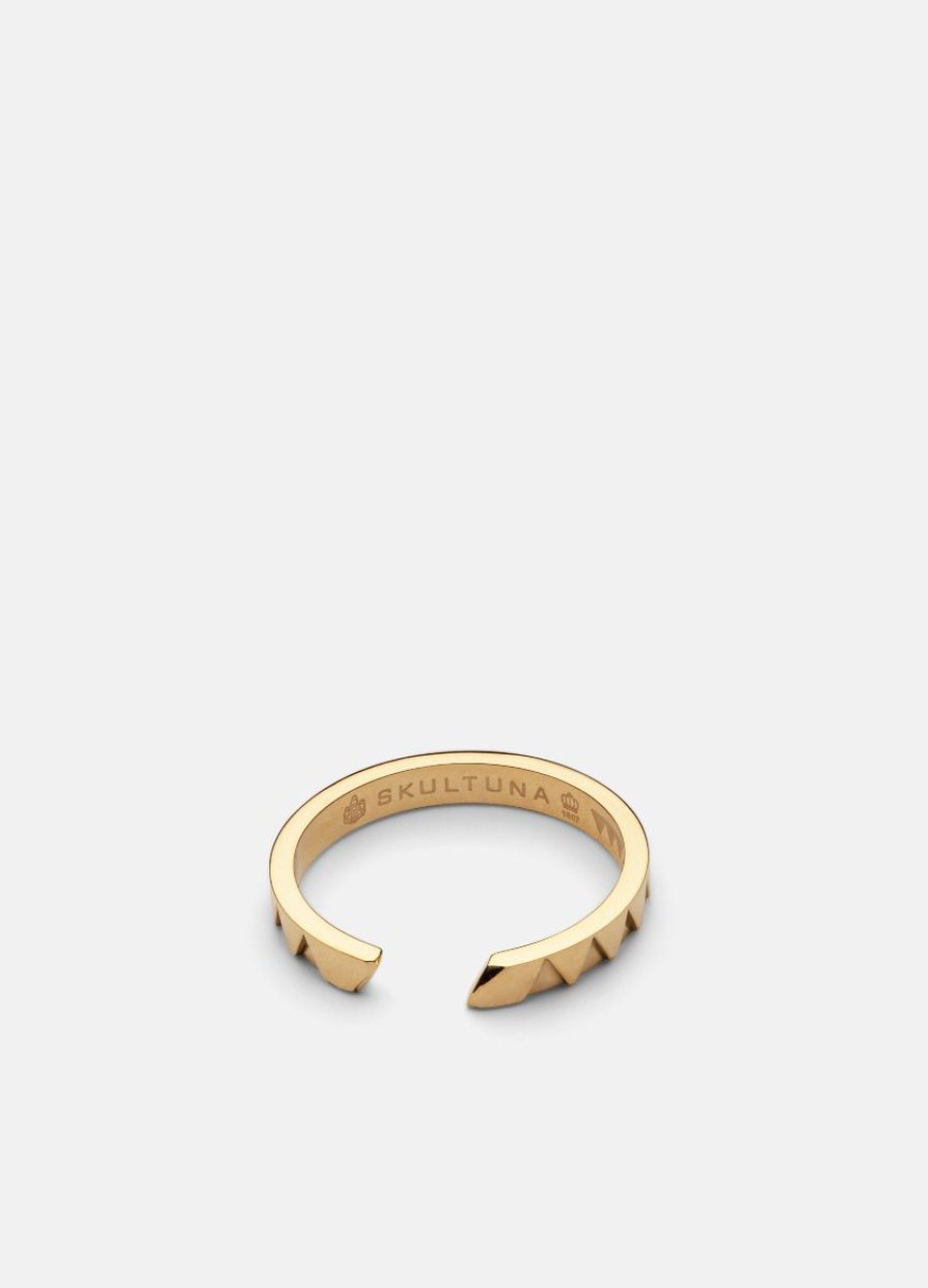 For Henne Skultuna 1607 | Gtg X Skultuna Ring Thin - Gold Plated