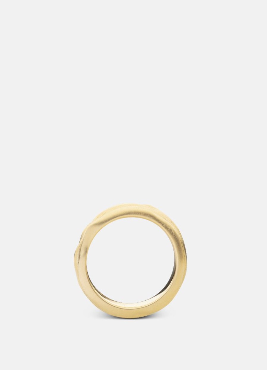 For Honom Skultuna 1607 | Ring - Opaque Objects - Matte Gold Plated