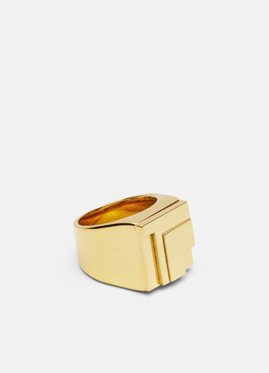 For Honom Skultuna 1607 | Signet Ring Design Folkform – Gold Plated