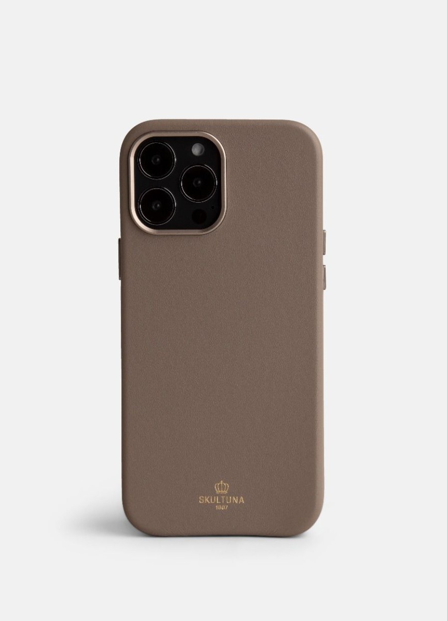 For Honom Skultuna 1607 | Skultuna X The Case Factory – Iphone Leather Case – Taupe