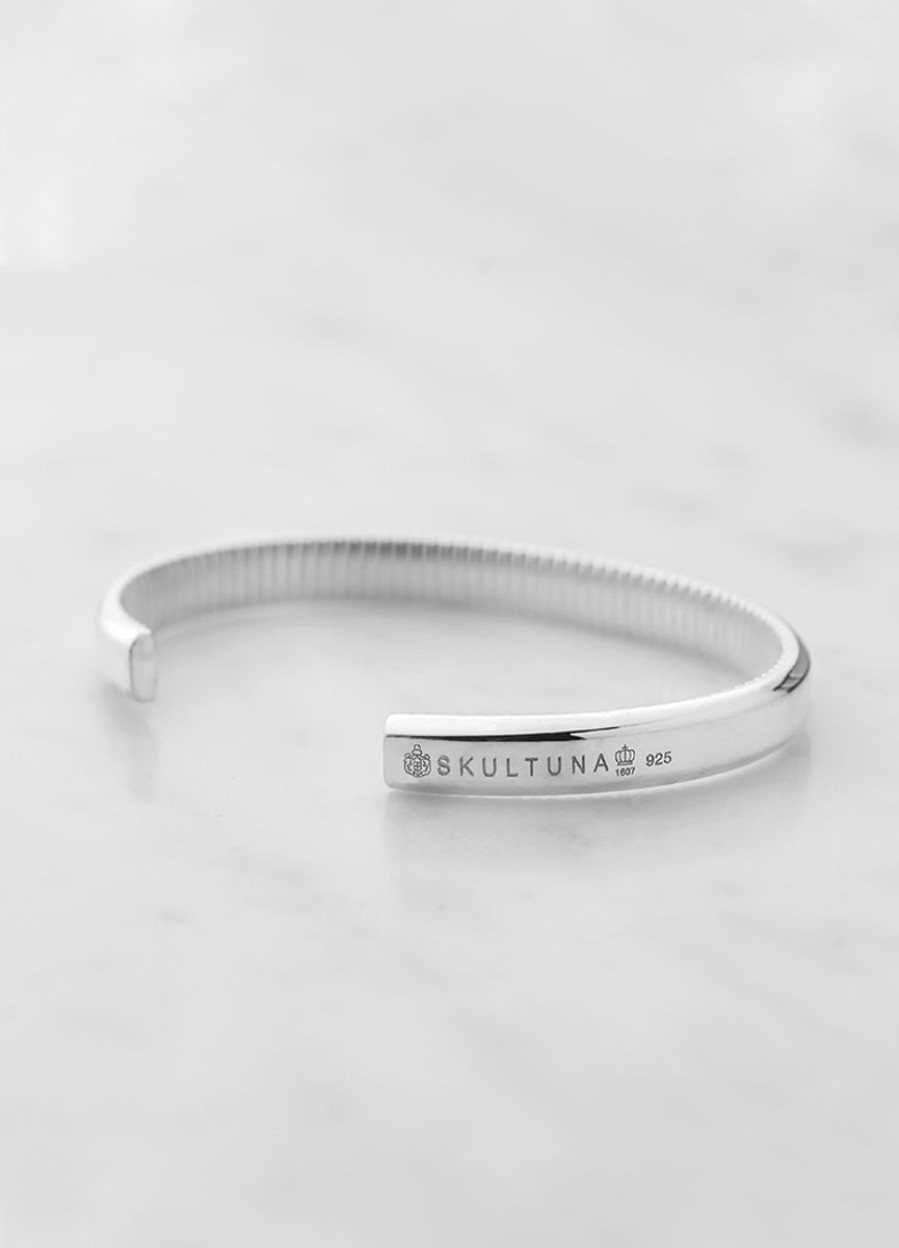 For Honom Skultuna 1607 | Skultuna Icon Cuff - Sterling Silver