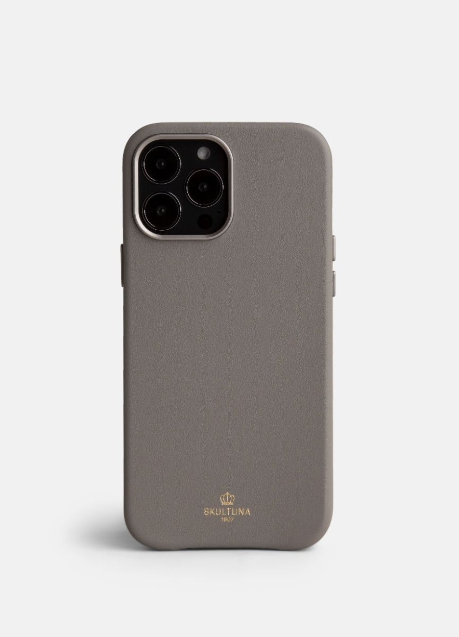 For Honom Skultuna 1607 | Skultuna X The Case Factory – Iphone Leather Case – Grey