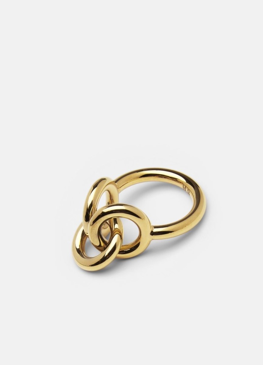 For Henne Skultuna 1607 | Skultuna X Lara Bohinc – Together Ring No.1 - Gold Plated