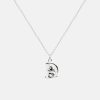 For Henne Skultuna 1607 | Moomin Alphabet - Silver Plated - D