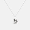 For Henne Skultuna 1607 | Moomin Alphabet - Silver Plated - F