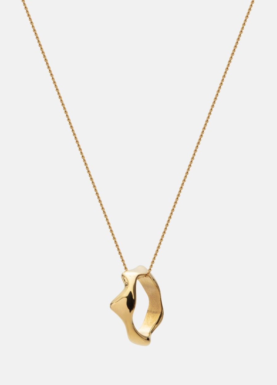 For Henne Skultuna 1607 | Chunky Necklace - Gold Plated