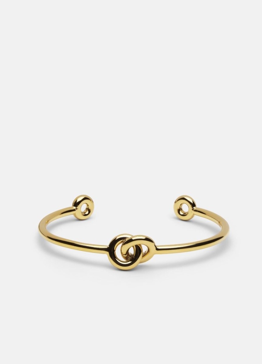 For Henne Skultuna 1607 | Skultuna X Lara Bohinc – Together Cuff Petit - Gold Plated