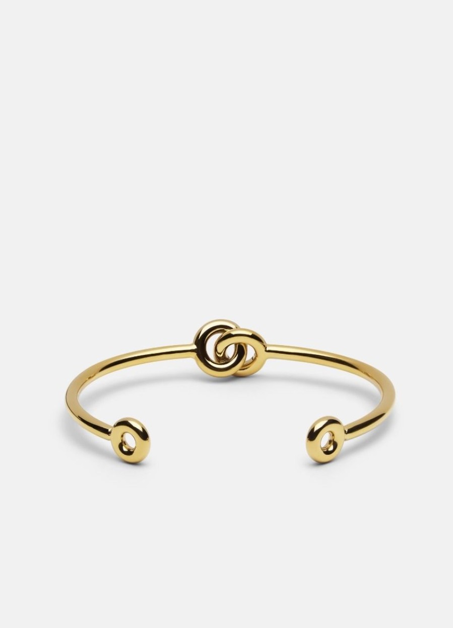 For Henne Skultuna 1607 | Skultuna X Lara Bohinc – Together Cuff Petit - Gold Plated