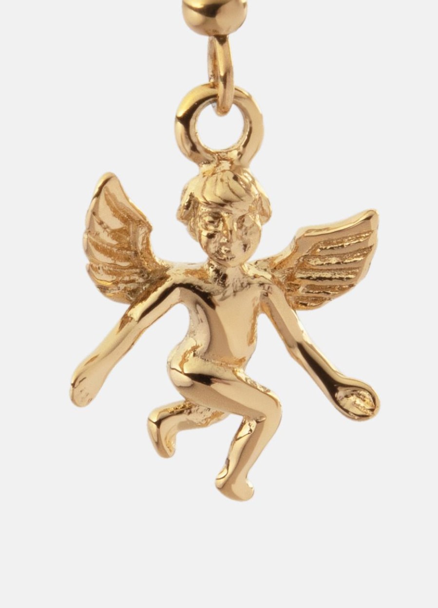 For Henne Skultuna 1607 | Angel Earring – Gold Plated