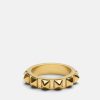 For Henne Skultuna 1607 | Rivets Ring – Gold Plated