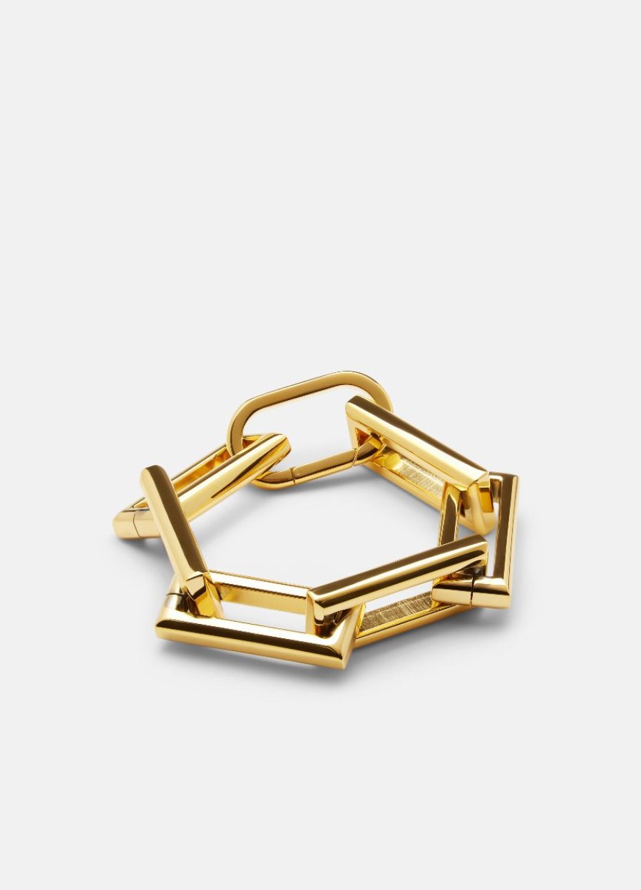 For Henne Skultuna 1607 | Skultuna Relier Bracelet - Gold Plated