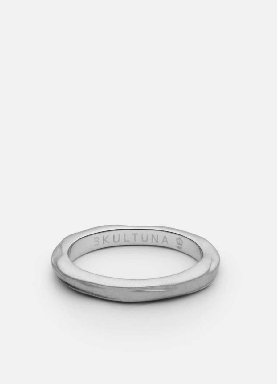 For Honom Skultuna 1607 | Ring Thin - Opaque Objects - Matte Steel