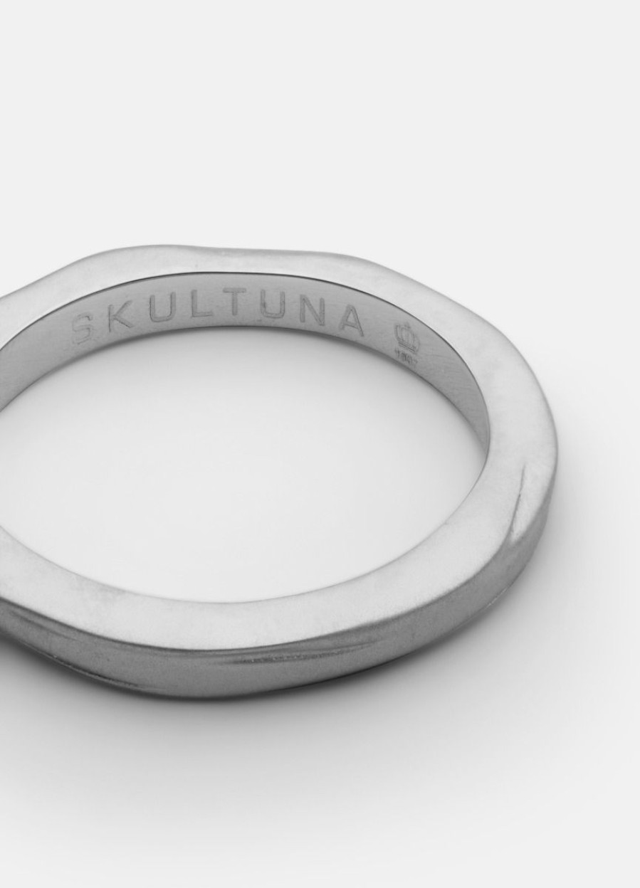 For Honom Skultuna 1607 | Ring Thin - Opaque Objects - Matte Steel