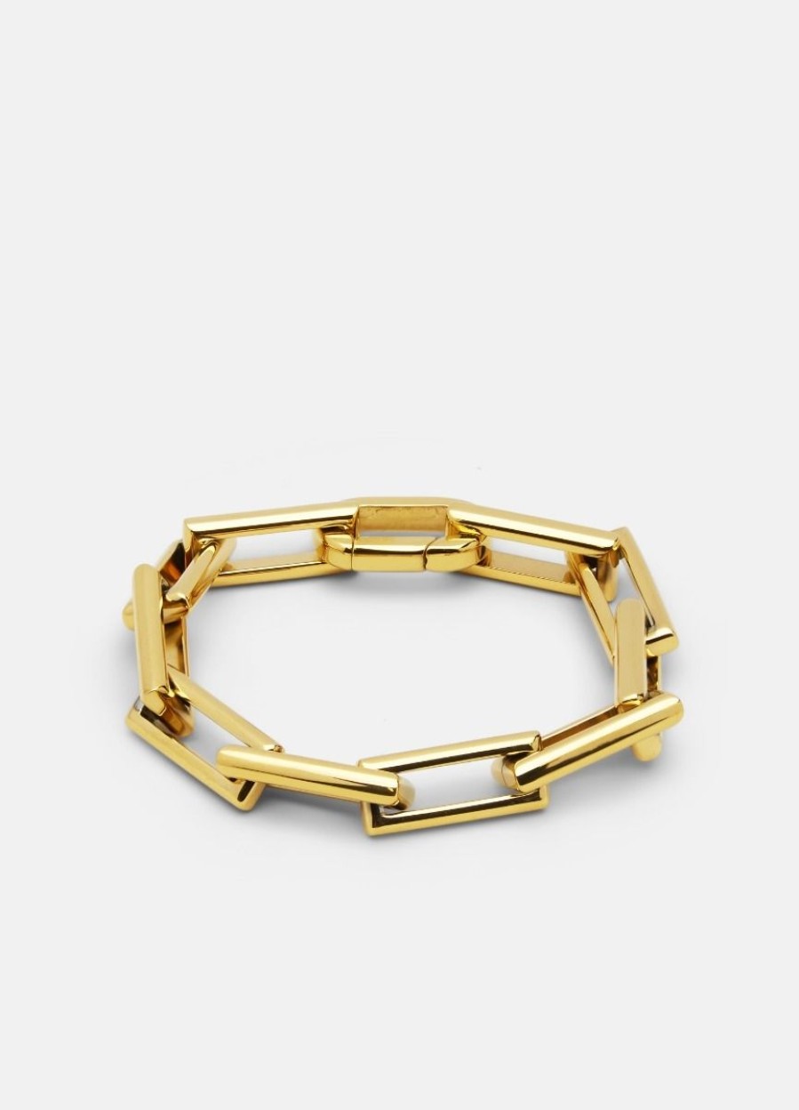 For Henne Skultuna 1607 | Relier Petit Bracelet - Gold Plated