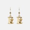 For Henne Skultuna 1607 | Moomin Alphabet Earring - Gold Plated - E