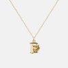 For Henne Skultuna 1607 | Moomin Alphabet - Gold Plated - F