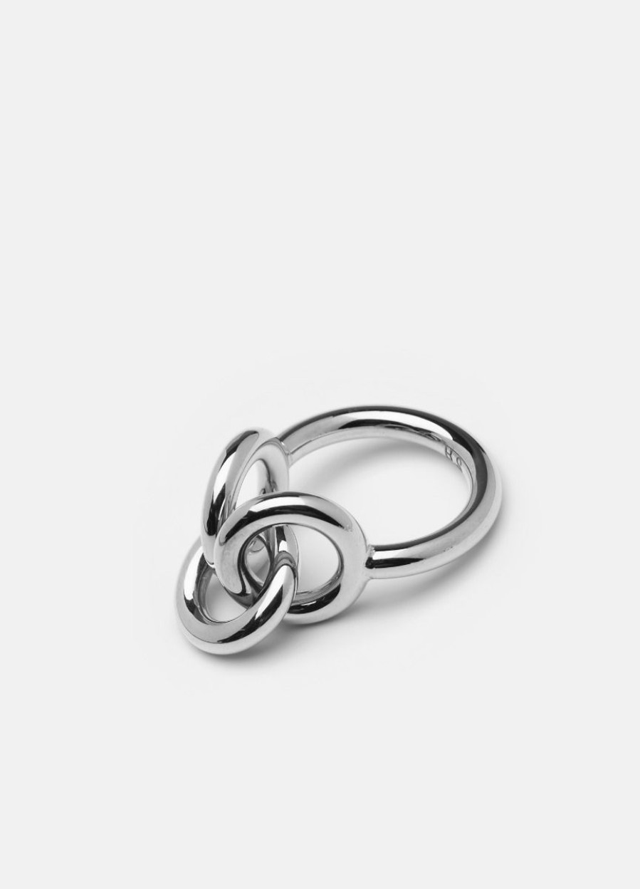 For Henne Skultuna 1607 | Skultuna X Lara Bohinc – Together Ring No.1 - Silver Plated