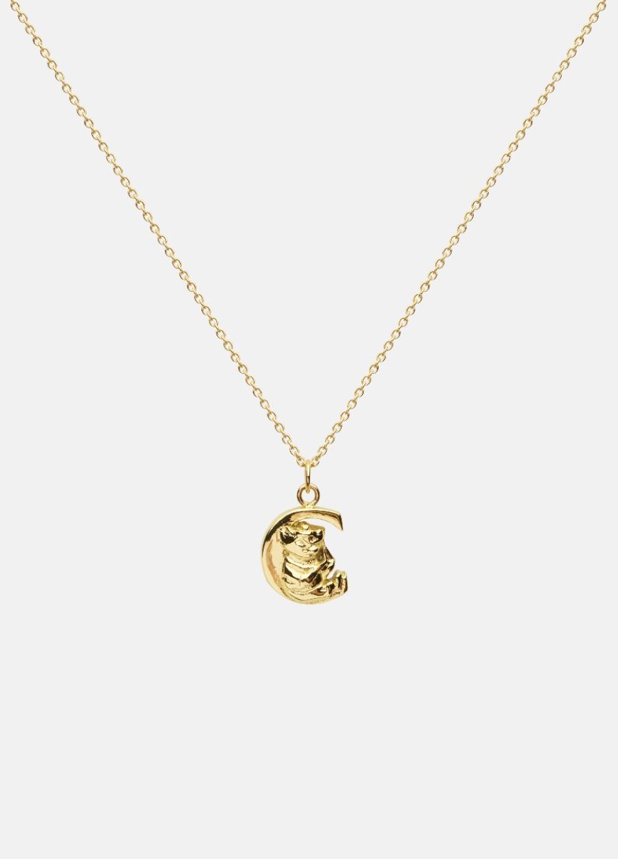 For Henne Skultuna 1607 | Moomin Alphabet - Gold Plated - C