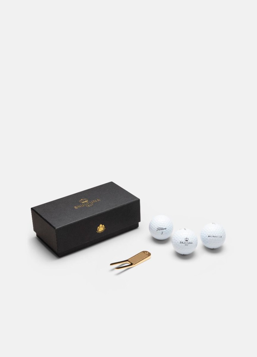 For Honom Skultuna 1607 | Greenlagare Gold Plated & Titleist Pro V1