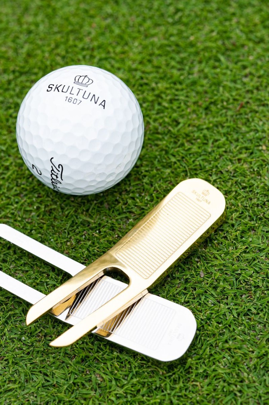 For Honom Skultuna 1607 | Greenlagare Gold Plated & Titleist Pro V1