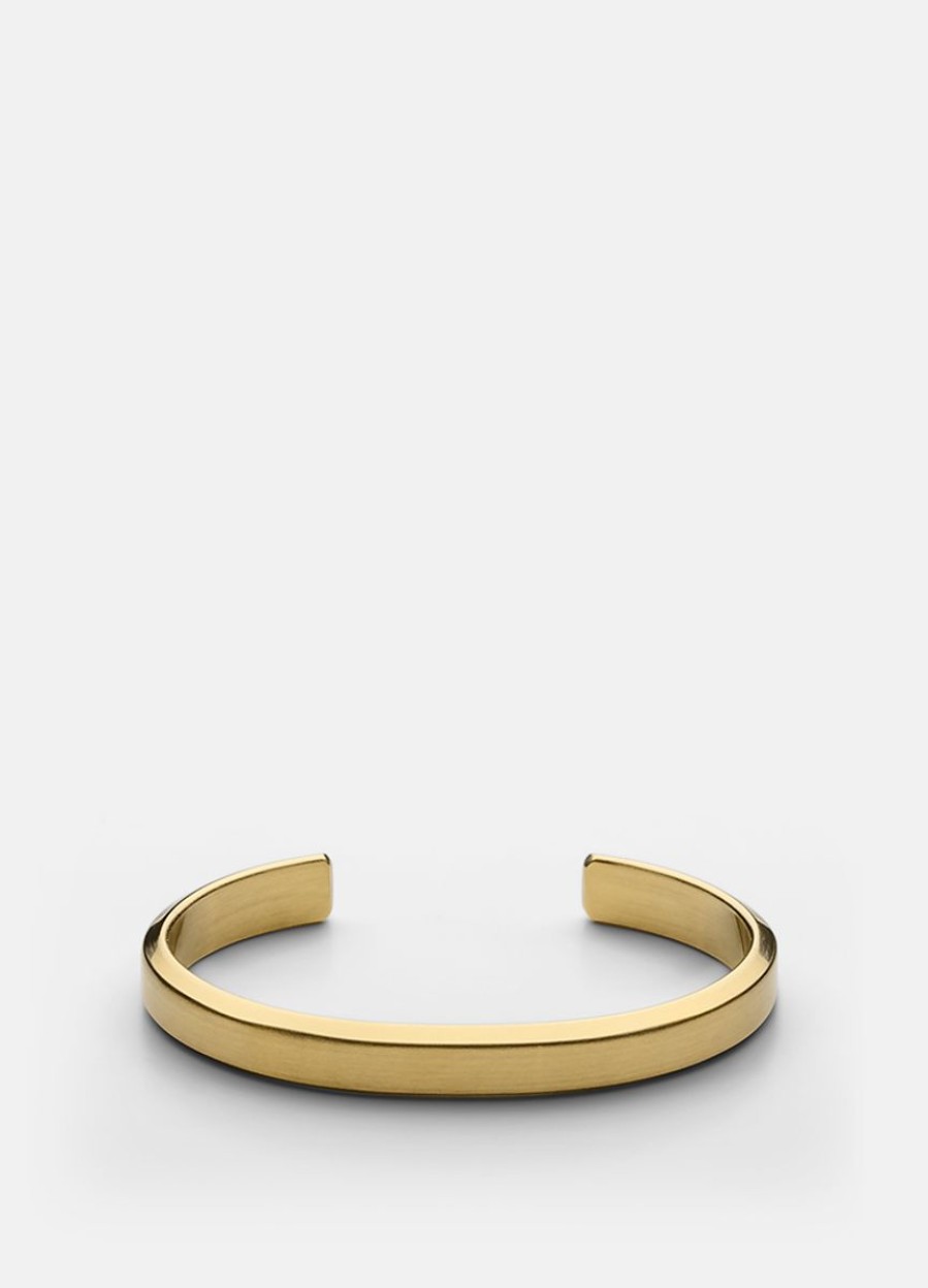 For Honom Skultuna 1607 | Skultuna Icon Cuff - Matte Gold Plated