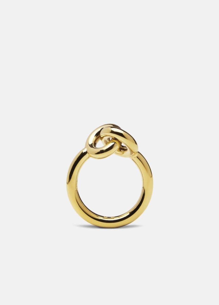 For Henne Skultuna 1607 | Skultuna X Lara Bohinc – Together Ring No.2 - Gold Plated