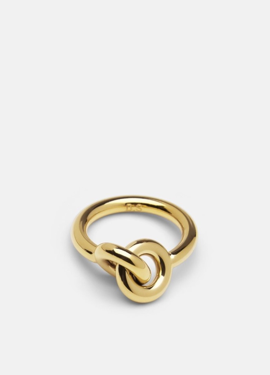 For Henne Skultuna 1607 | Skultuna X Lara Bohinc – Together Ring No.2 - Gold Plated