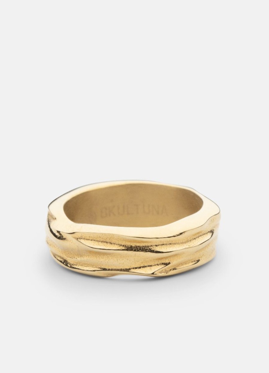 For Honom Skultuna 1607 | Ring Thick - Opaque Objects - Gold Plated