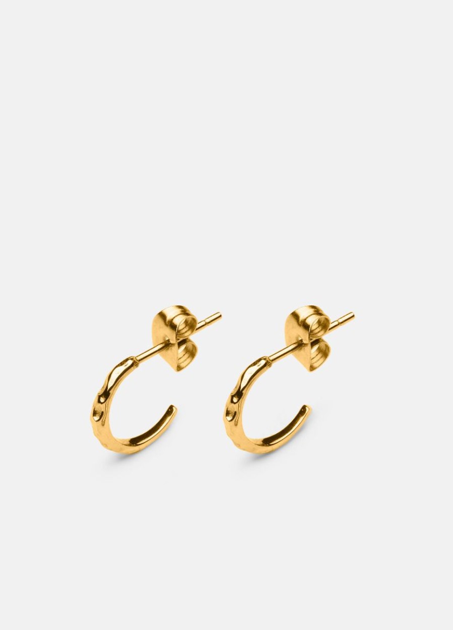 For Henne Skultuna 1607 | Juneau Petit Earring - Gold Plated