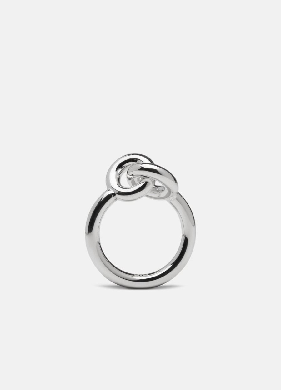 For Henne Skultuna 1607 | Skultuna X Lara Bohinc – Together Ring No.2 - Silver Plated