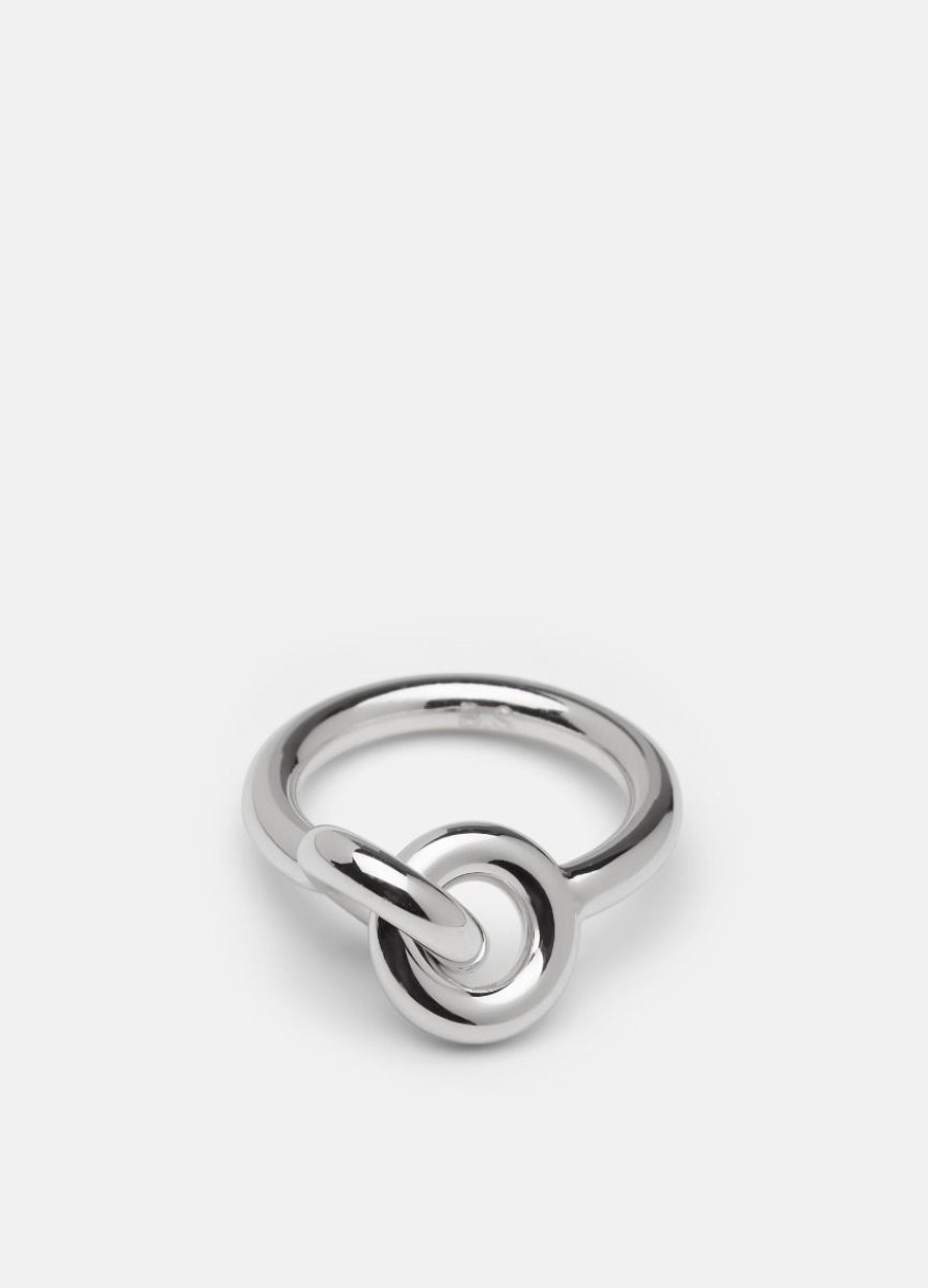 For Henne Skultuna 1607 | Skultuna X Lara Bohinc – Together Ring No.2 - Silver Plated