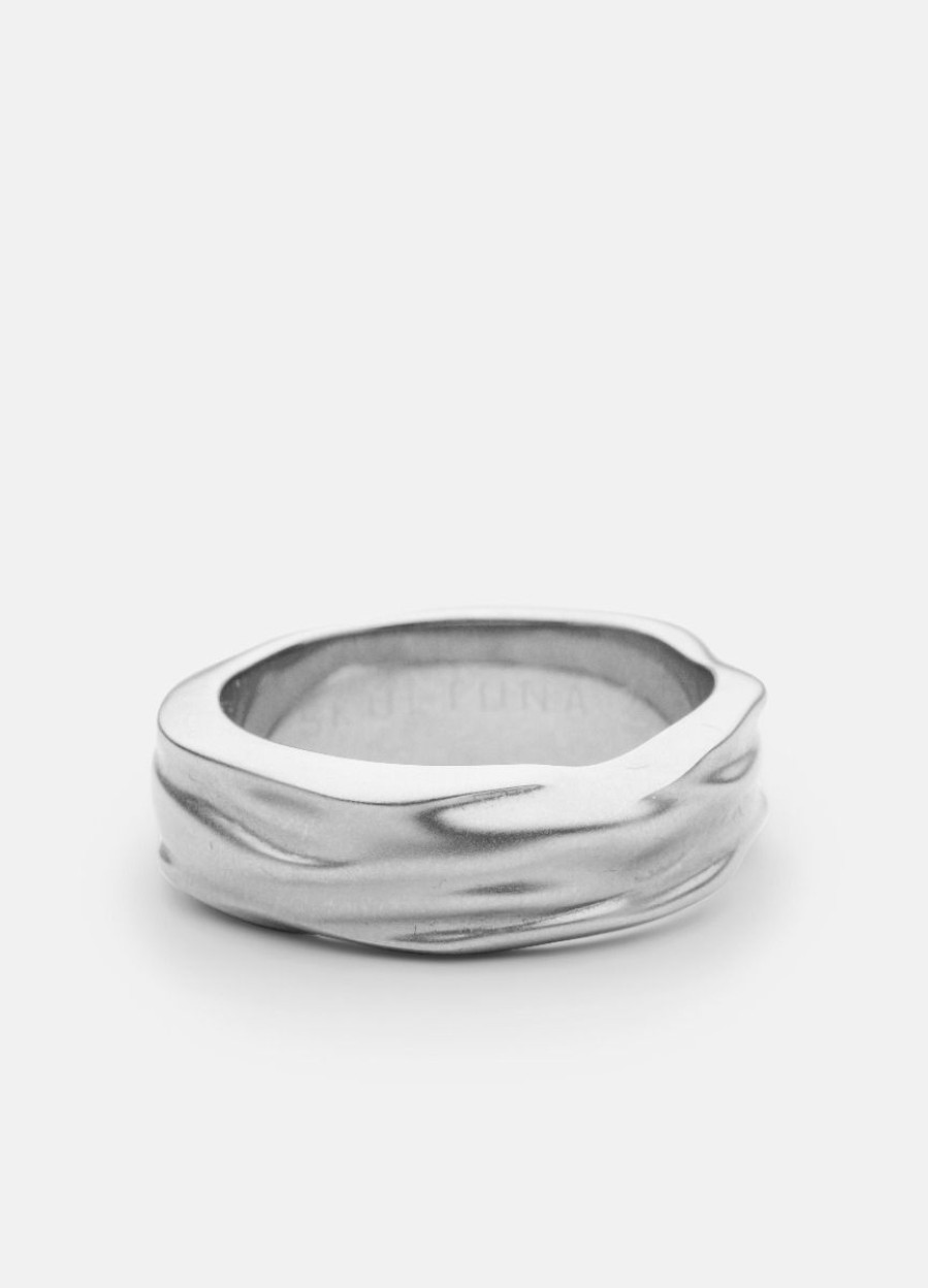 For Honom Skultuna 1607 | Ring Thick - Opaque Objects - Matte Steel