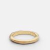 For Honom Skultuna 1607 | Ring Thin - Opaque Objects - Matte Gold Plated