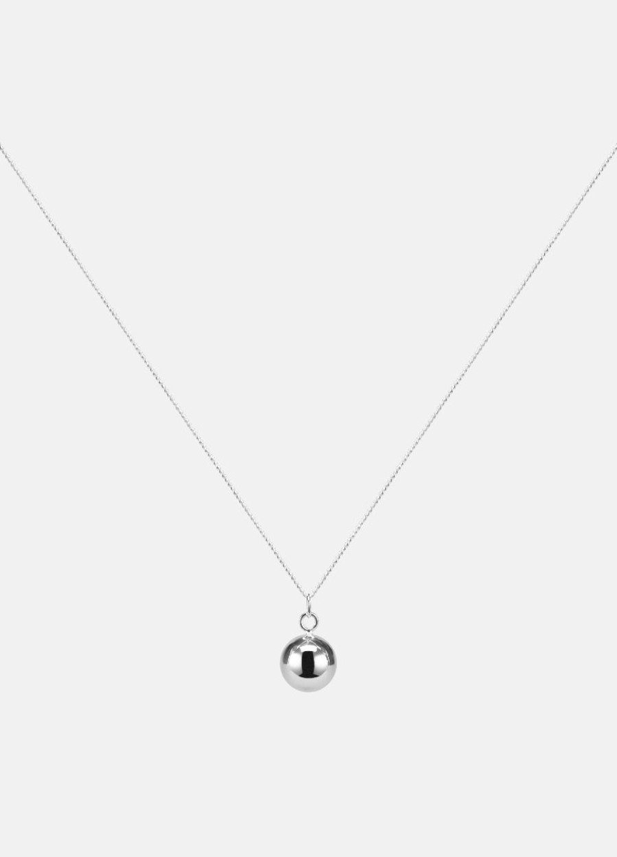 For Henne Skultuna 1607 | Ball Necklace - Silver Plated