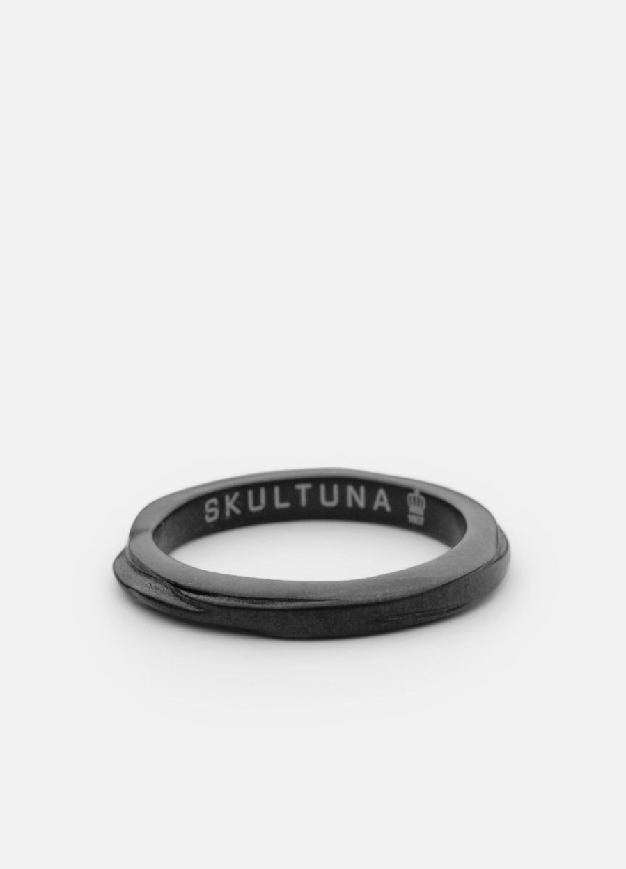 For Honom Skultuna 1607 | Ring Thin - Opaque Objects - Titanium Black