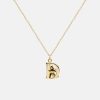 For Henne Skultuna 1607 | Moomin Alphabet - Gold Plated - D